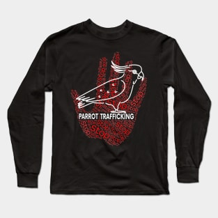 Cockatoo Parrot Stop Trafficking Long Sleeve T-Shirt